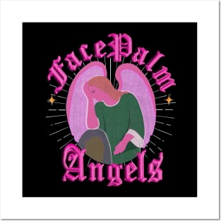 Facepalm Angels Pink Posters and Art